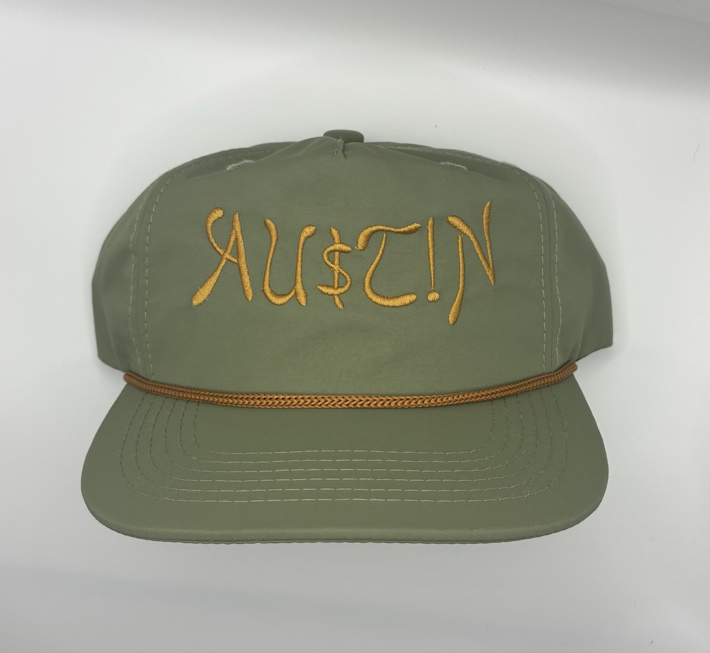 Austin olive rope hat